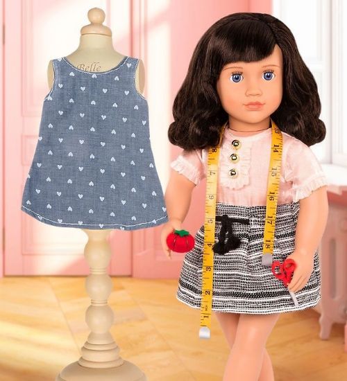 صورة دمية مصممة أزياء احترافية من أور جينيريشن - أوليندا". 